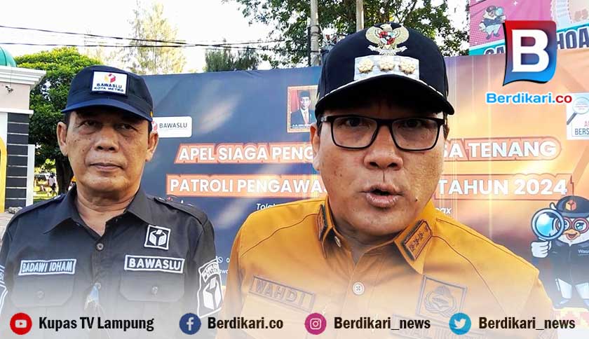 Bawaslu Sebut Politik Uang di Metro Peringkat 2 se-Lampung, Walikota: Haram Hukumnya!