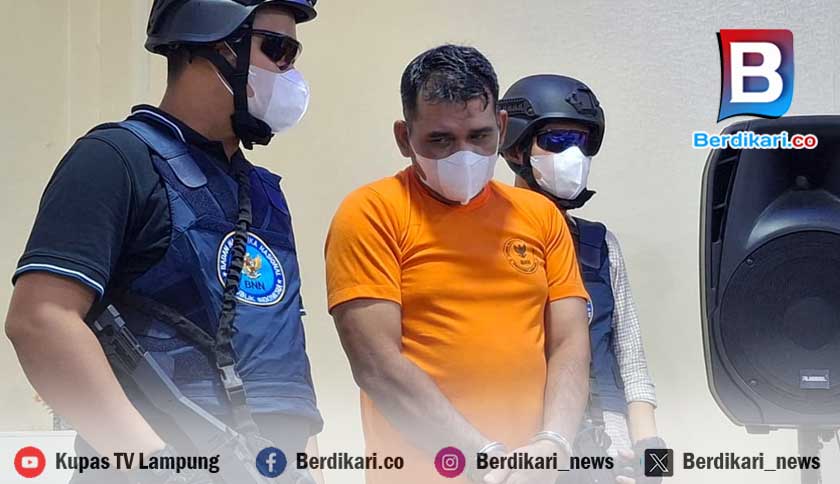 BNNP Lampung Tangkap Pria Bawa 2 Kg Sabu Jaringan Aceh
