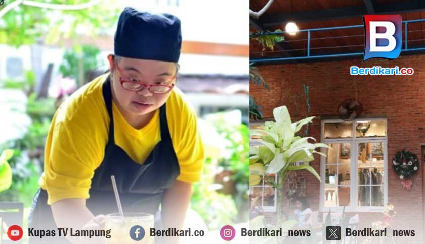 Cafe Enpos Bandar Lampung Berdayakan Penyandang Disabilitas Jadi Karyawan