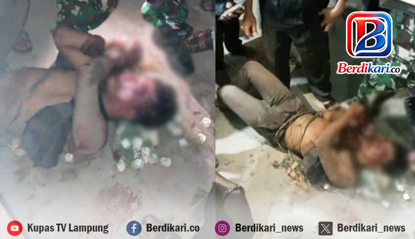 Curanmor Bersenpi Digagalkan, Satu Pelaku Babak Belur Dihakimi Massa di Campang Raya