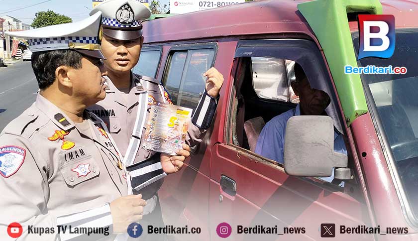 Dalam 3 Hari, 1.990 Pengendara di Lampung Ditindak