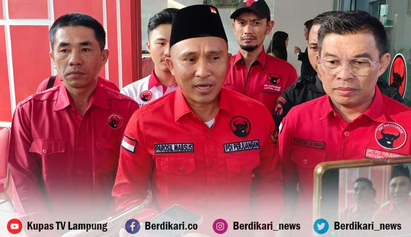 Dapat Restu PDI Perjuangan Maju Calon Bupati Lambar, Parosil Mabsus: Ini Perjuangan Rakyat