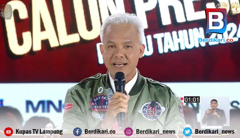 Debat Ketiga Pilpres 2024, Ganjar Pranowo: Kita Perlu Duta Besar Siber