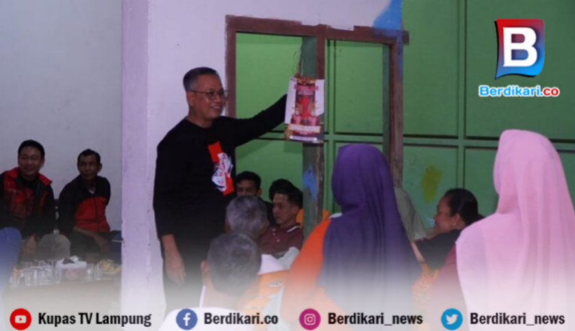 Dialog dengan Petani di Metro, Sutono Tegaskan Komitmen Ardjuno Sejahterakan Petani