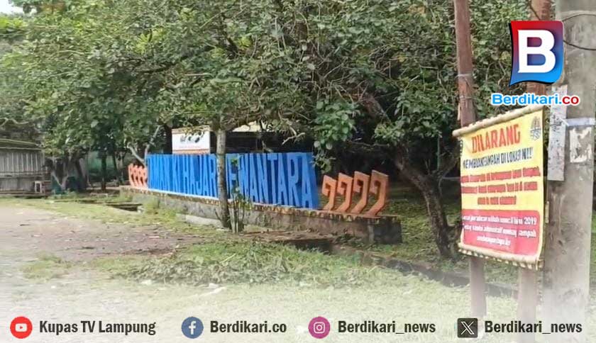 Disporapar Metro: Perbaikan Taman Ki Hajar Dewantara Terkendala Efisiensi Anggaran