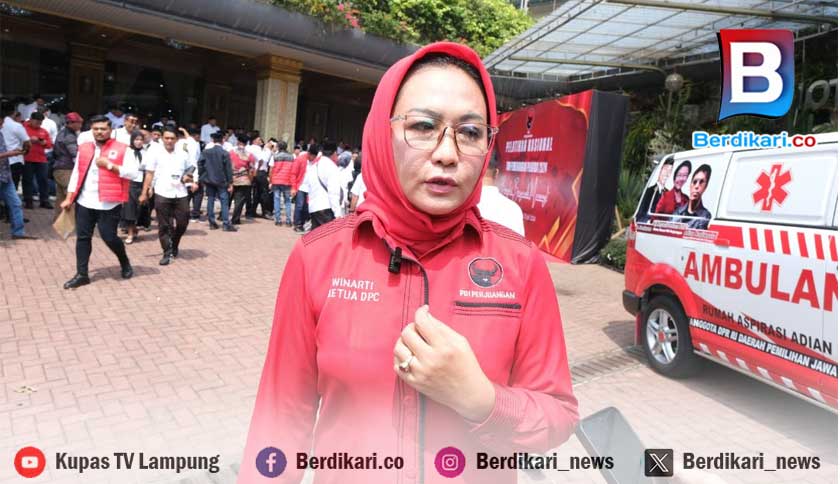 DPP Tetapkan Winarti Nahkodai PDIP Lampung, Struktur Baru Mulai Disusun