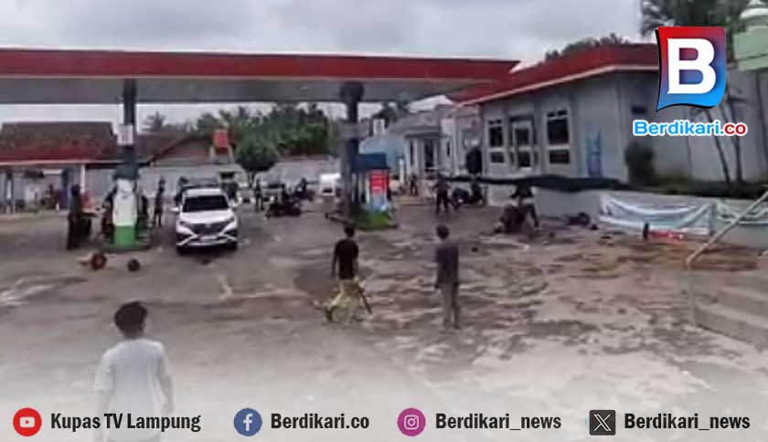 Duel dengan Jambret, Pengawas SPBU di Pesawaran Alami 9 Luka Tusuk