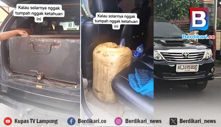 Fortuner Bertangki Modifikasi Bocor di Jalan, Dugaan Penimbunan Solar Terbongkar