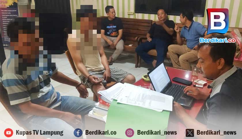 Gasak Tiga Motor Dalam Sebulan, Dua Pencuri Sepeda Motor Asal Jabung Lamtim Diringkus Polisi