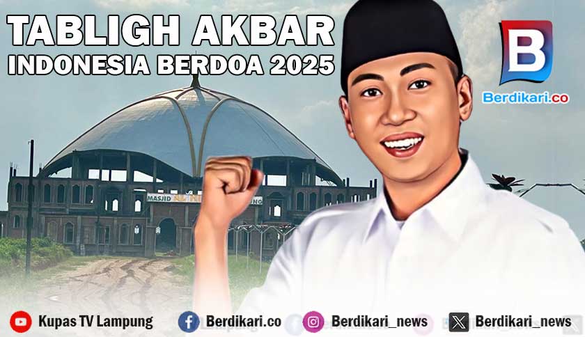 Gubernur: Tabligh Akbar Indonesia Berdoa 2025 Bisa Gerakkan Perekonomian Lampung