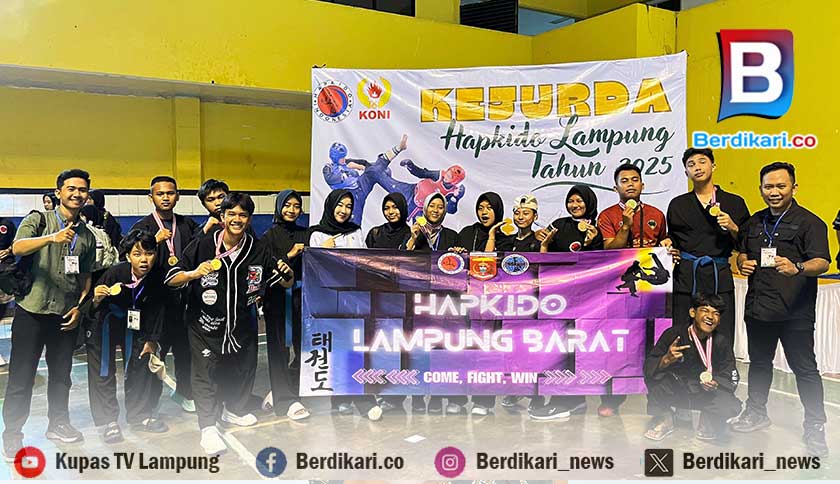 Hapkido Lambar Sabet 13 Medali di Ajang Kejurda 2025