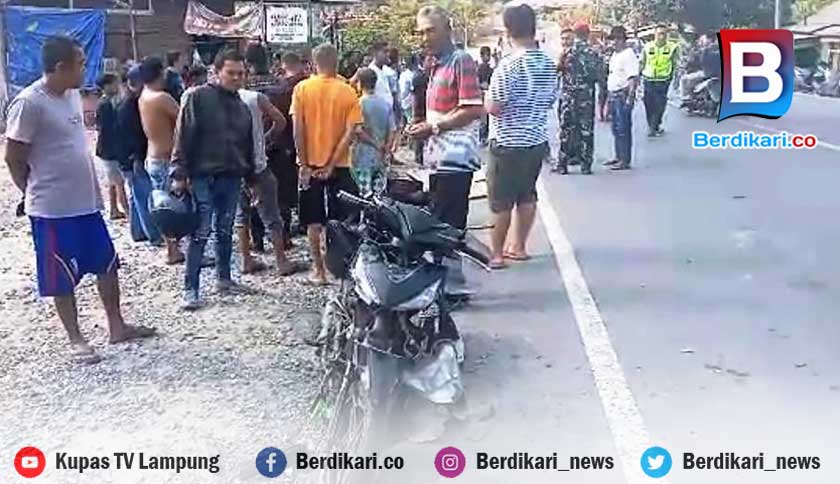 Hendak Pulang ke Bekasi, Mahasiswa FH Unila Tewas Tertabrak Truk di Jalinsum Bakauheni