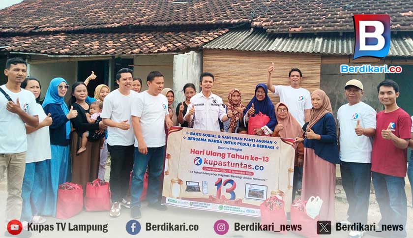 HUT ke-13 kupastuntas.co, Kupas Tuntas Group Santuni Panti Asuhan dan Warga