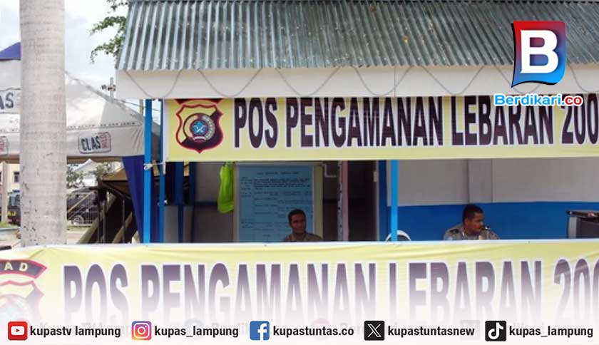 Jaga Keamanan Pemudik, Polres Lampung Timur Pastikan Petugas Berjaga 24 Jam