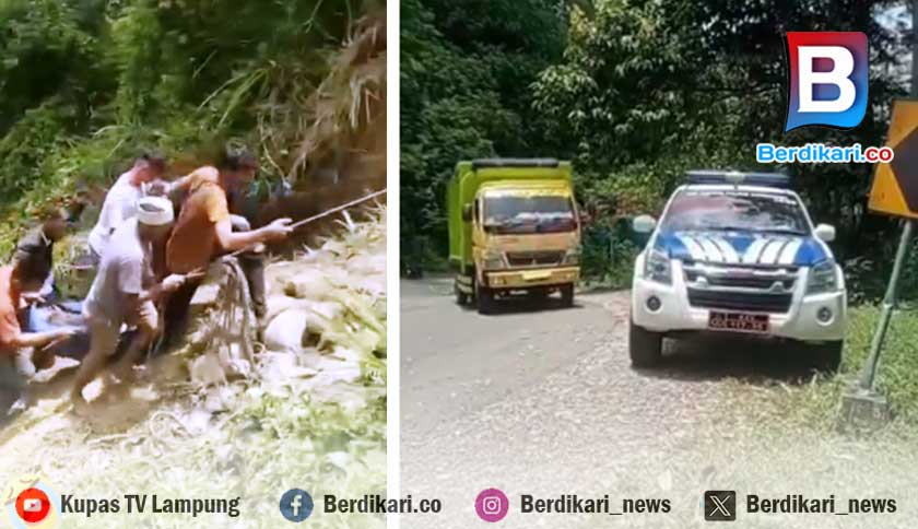 Jalur Curam Sedayu Kembali Memakan Korban, Minibus Masuk Jurang 50 Meter