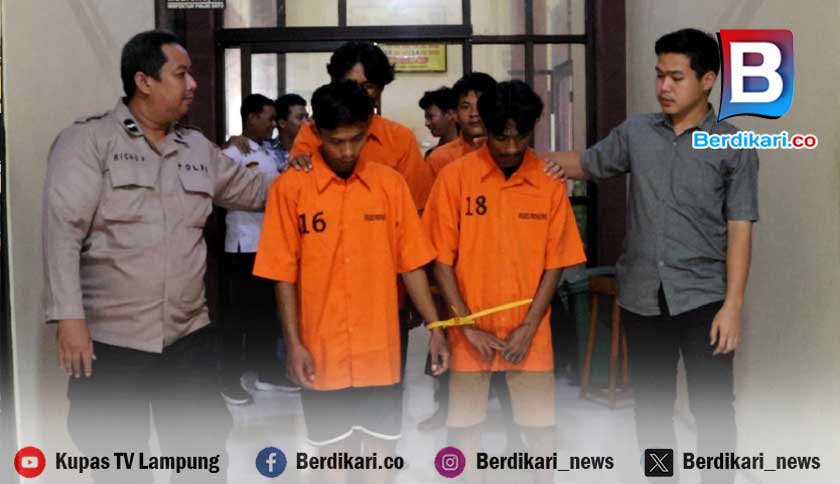 Jaringan Peredaran Sabu di Pringsewu Terbongkar, Polisi Ringkus Delapan Pelaku di Tiga Lokasi