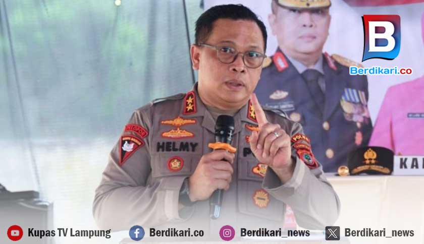 Kapolda Lampung Imbau Pendukung Paslon Tidak Rayakan Kemenangan Berlebihan