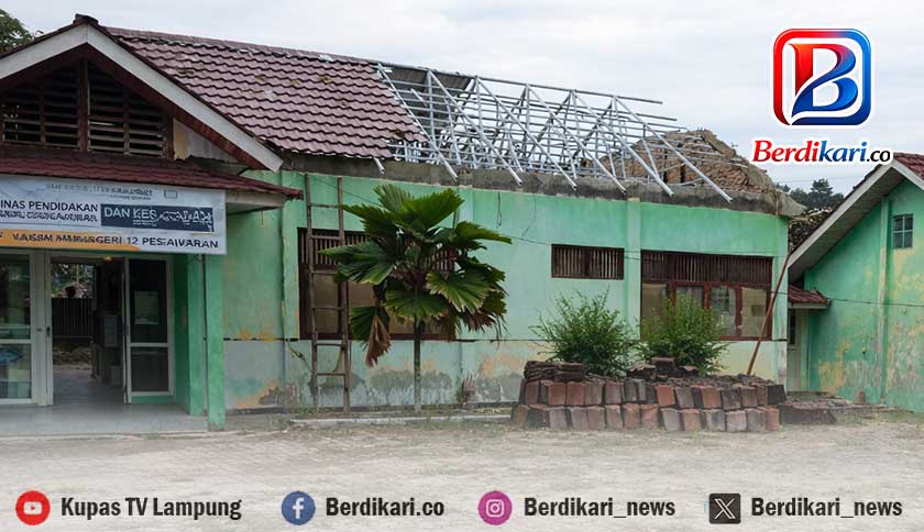 Kepala Sekolah di Pesawaran Jual 3.000 Genteng Sekolah