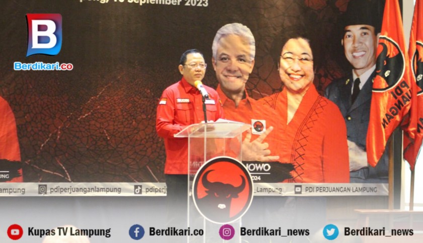 Ketua DPD PDI Perjuangan Lampung Sudin Buka Pelatihan Pejuang Digital se-Lampung