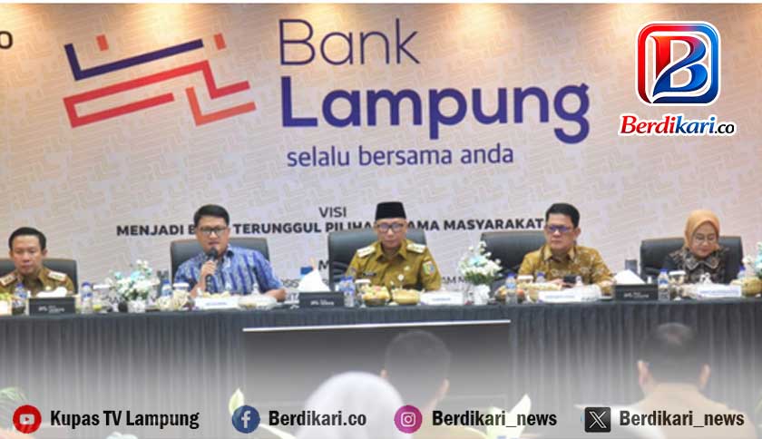 Ketua DPRD Provinsi Lampung Ahmad Giri Akbar Hadiri Rapat Koordinasi Strategis Bersama Bank Lampung