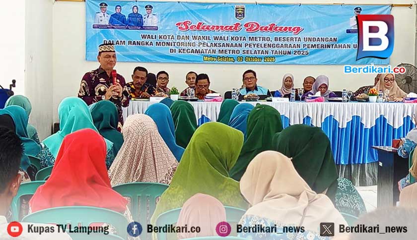 Kinerja Camat dan Lurah di Kota Metro Dievaluasi
