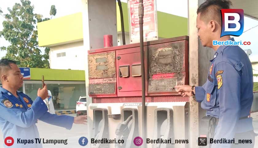 Korsleting Listrik Picu Kebakaran SPBU Antasari, Kerugian Ditaksir Rp25 Juta