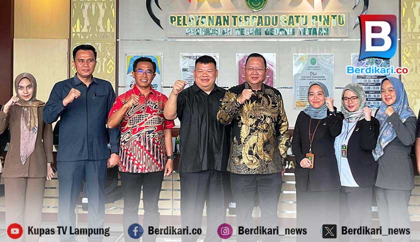 Perkuat Sinergi Penegakan Hukum, Sudin Kunjungi PN, Polres dan Kejari Pesawaran