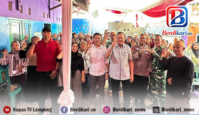 Kunker di Pesawaran dan Bandar Lampung, Sudin Ingatkan Warga Jauhi Narkoba, Pinjol dan Judol