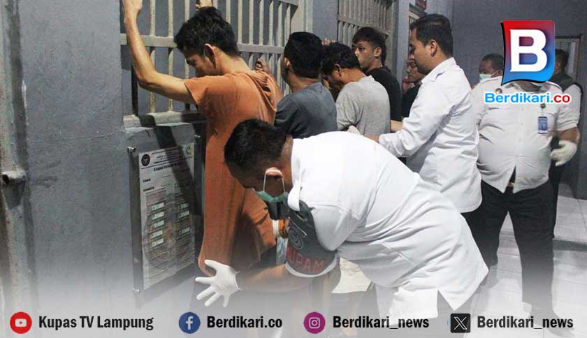 Lapas Way Kanan Geledah Blok Hunian