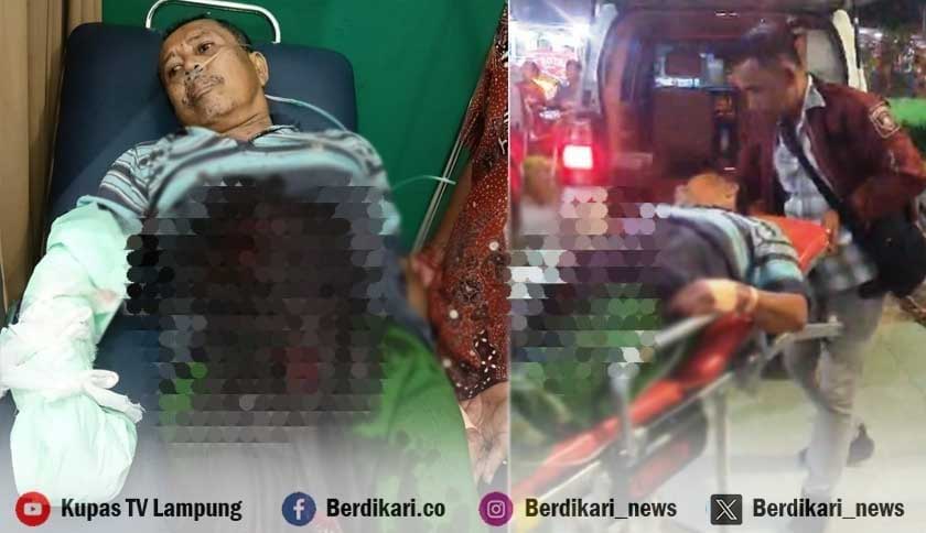 Malam Mencekam di Katibung, Pasutri Jadi Korban Serangan Brutal Pria Misterius