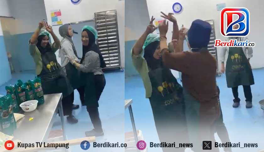 MBG Lambar Kembali Disorot, Petugas Masak Tanpa APD Sambil Joget