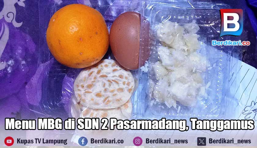 Menu MBG SDN 2 Pasarmadang Tanggamus Diprotes