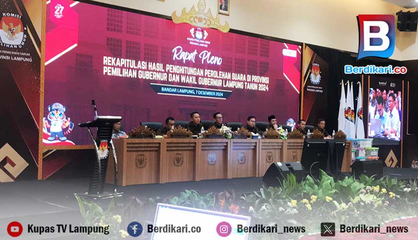 Mirza-Jihan Unggul di Pilgub Lampung, KPU Tunggu Tiga Hari Jika Ada Gugatan ke MK