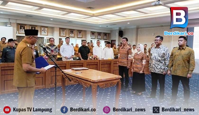 Mirzani Minta Direksi Baru BUMD Lampung Jangan Takut Berinovasi