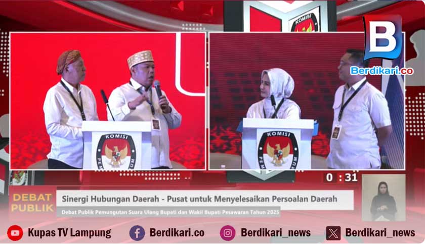 Nanda–Antonius dan Supriyanto–Suriyansah Adu Gagasan Soal Infrastruktur dan Kesejahteraan