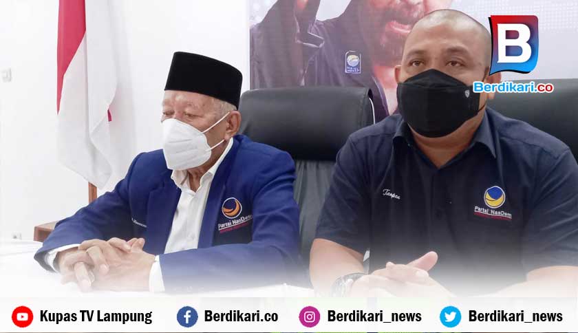 Nasdem Lampung: Tak Ada Mahar Politik Buat Pendaftaran Bacaleg