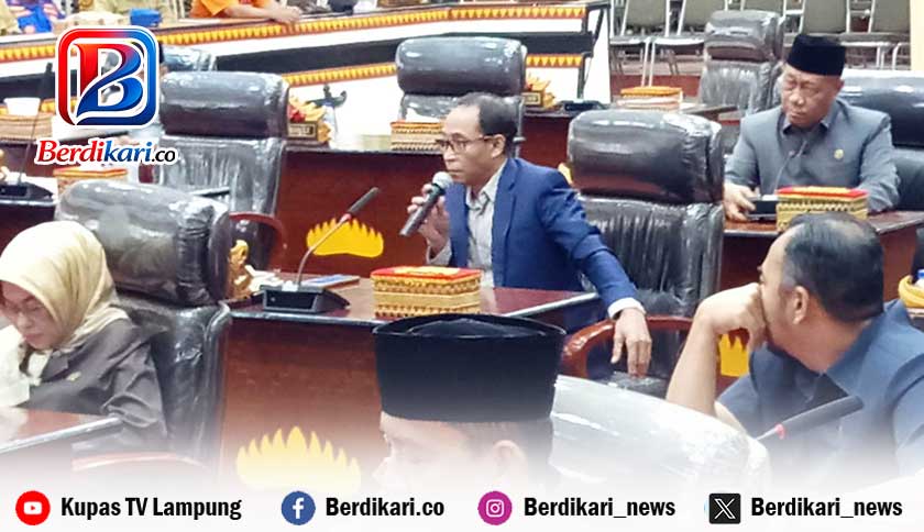 Panas Rapat Paripurna DPRD Metro: Dihujani Interupsi-Dua Anggota Walk Out