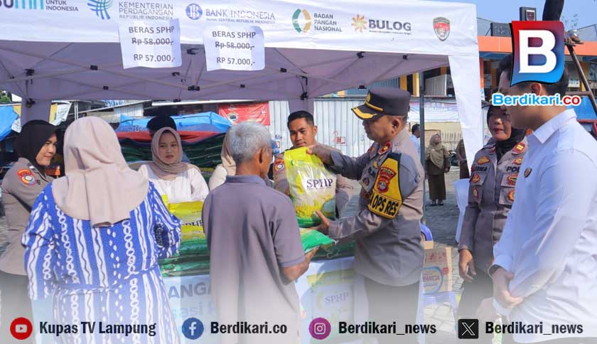 Pasar Murah di Metro Diserbu Warga, Beras dan Minyak Jadi Primadona