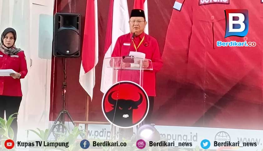 PDI Perjuangan Lampung Gelar Pembekalan Caleg DPRD Kabupaten, Kota Provinsi Hingga DPR RI