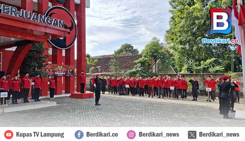 PDI Perjuangan Lampung Kobarkan Semangat Pancasila, Tegaskan Pembelaan terhadap Wong Cilik