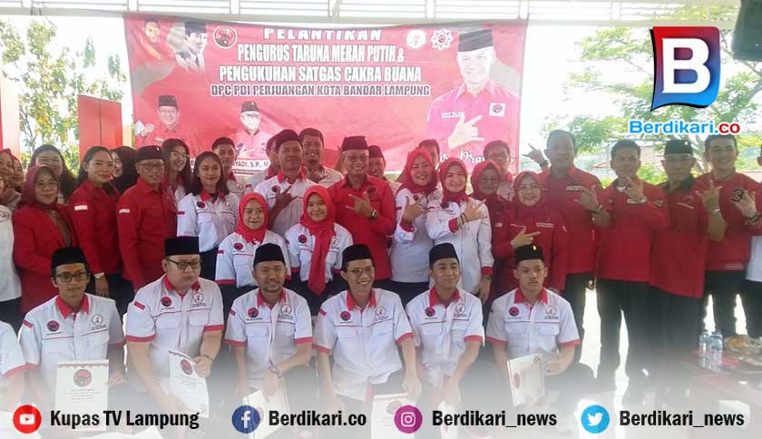 Pelantikan TMP dan Satgas Cakra Buana Bandar Lampung, Menggalang Dukungan dari Anak-anak Muda
