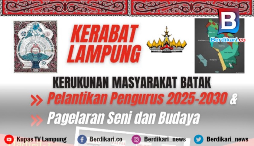 Pengurus Kerabat Lampung Periode 2025–2030 Dilantik Lusa, 1.000 Tamu Undangan Bakal Hadir