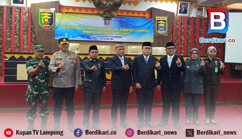 Pesan Walikota Metro kepada Hendri Dunan: Budayakan Kerja Bersih dan Transparan