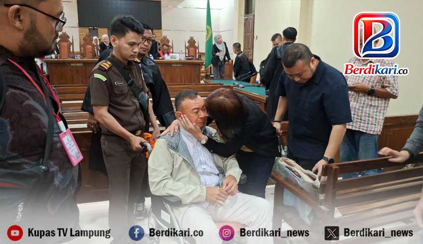 PN Tanjung Karang Vonis 3 Tahun Denda 500 Juta Thio Stephanus Terdakwa Korupsi Tanah Kemenag