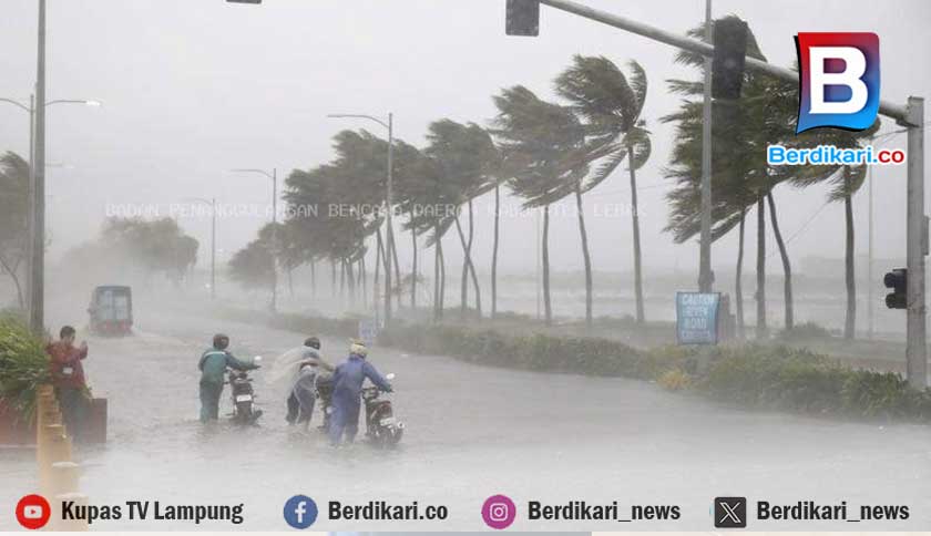 Polda Lampung Imbau Warga Waspada Cuaca Ekstrem