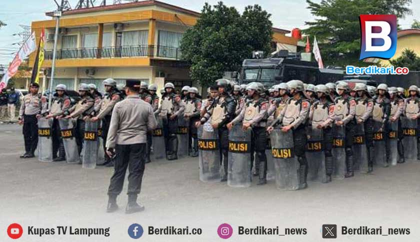 Polda Lampung Siapkan Pengamanan Aksi Demo di Kantor DPRD