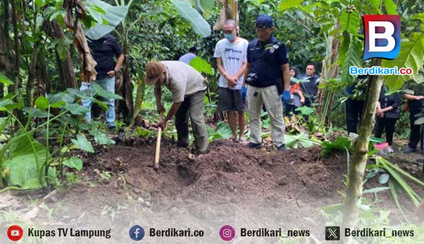 Polisi Bongkar Makam Janin Korban Aborsi di Bandar Lampung