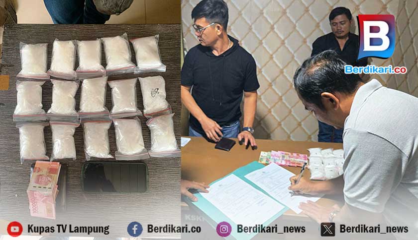 Polisi Gagalkan Penyelundupan 1,5 Kg Sabu di Pelabuhan Bakauheni