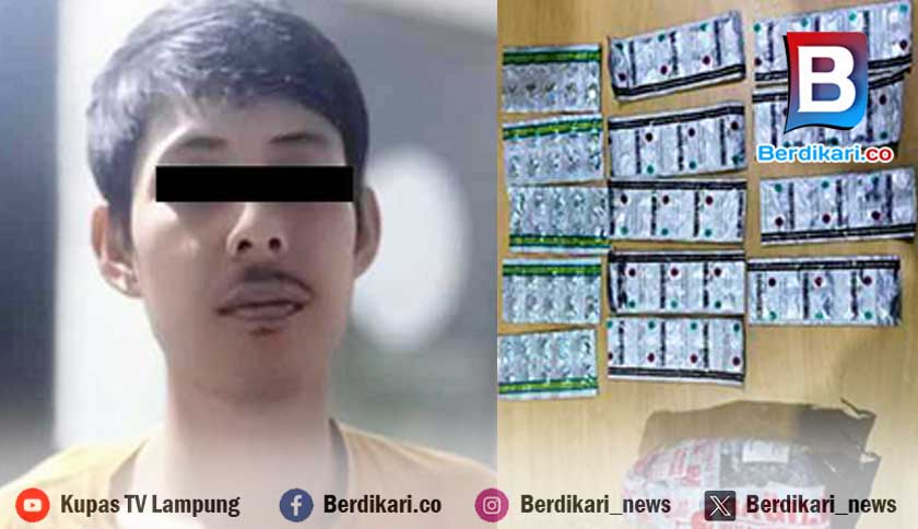 Polisi Gagalkan Peredaran Obat Ilegal di Metro Lampung