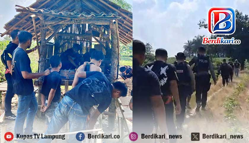 Polisi Ringkus Tiga Bandar Narkoba di Lampung Tengah